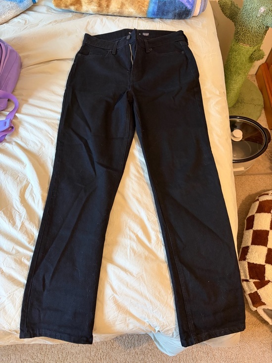 Old Navy Denim - Old Navy Black Straight High-Rise Jeans